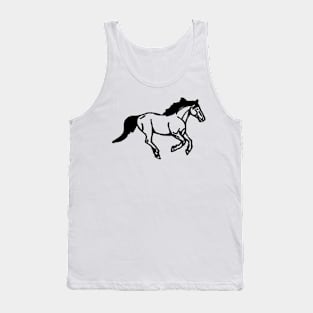 Galloping horse Tank Top